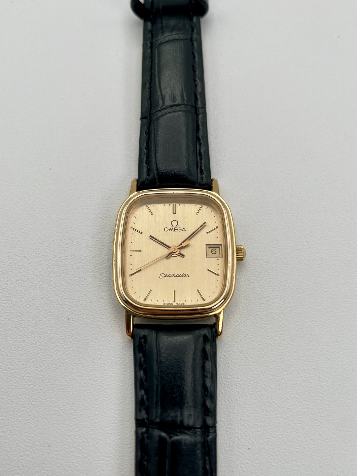 Omega Seamaster Tank 796.0864 Vintage Women's Watch in Gold