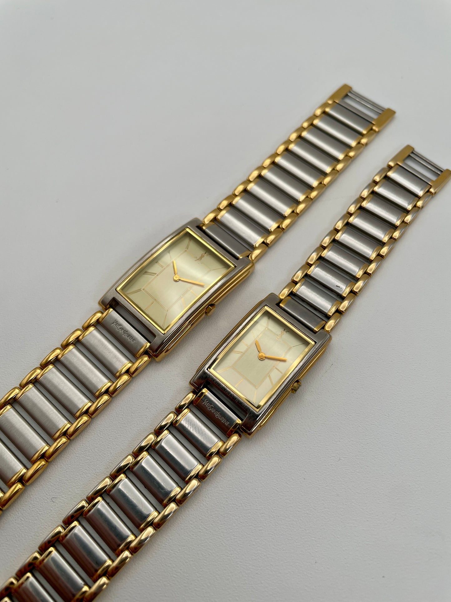 Yves Saint Laurent Square Couple Watch