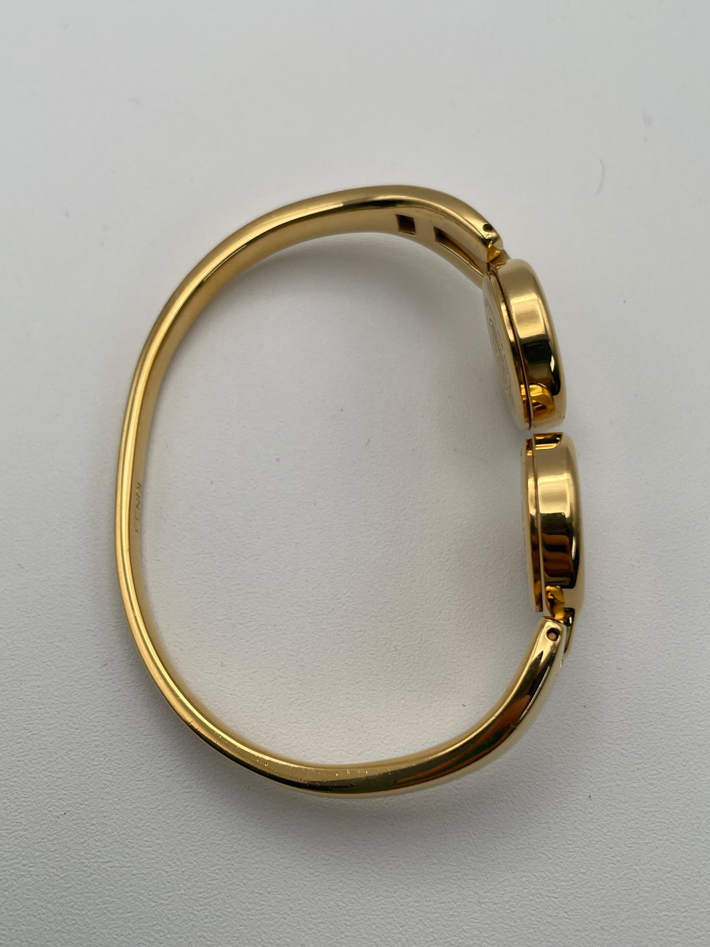 Fendi Dual Time 620L Vintage Ladies Watch in Gold