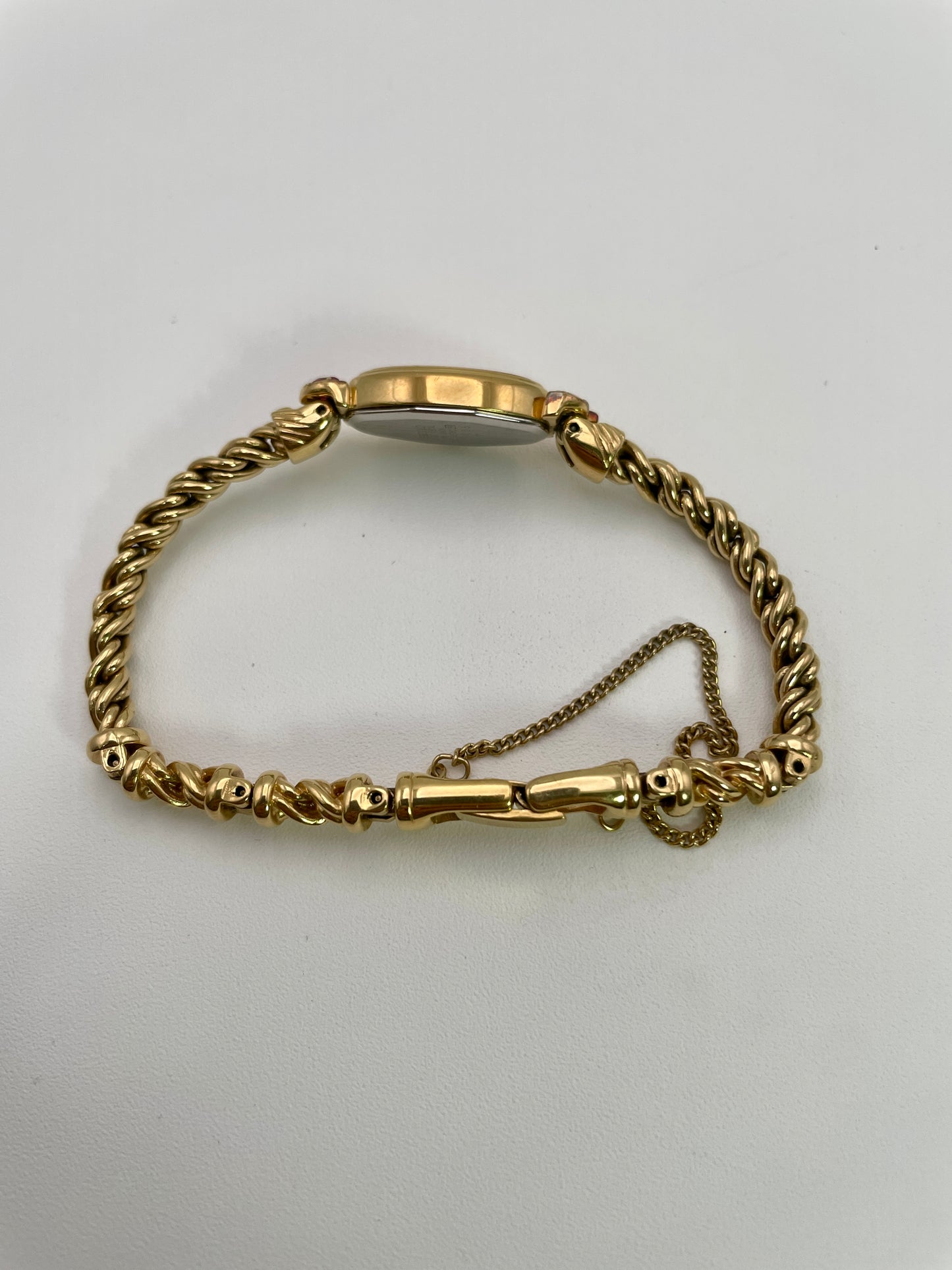 Seiko Rhinestone Bijou 1E20-5760 Vintage Women's Watch in Gold