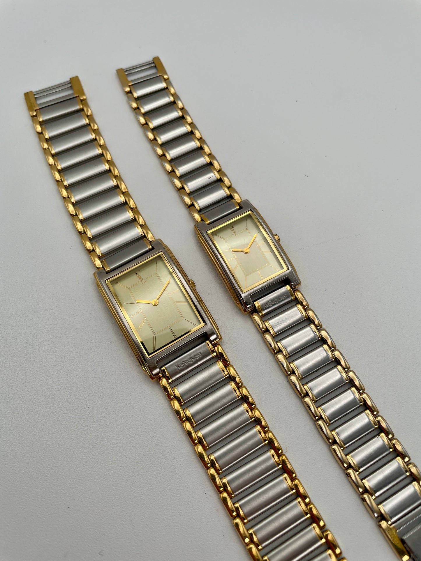 Yves Saint Laurent Square Couple Watch