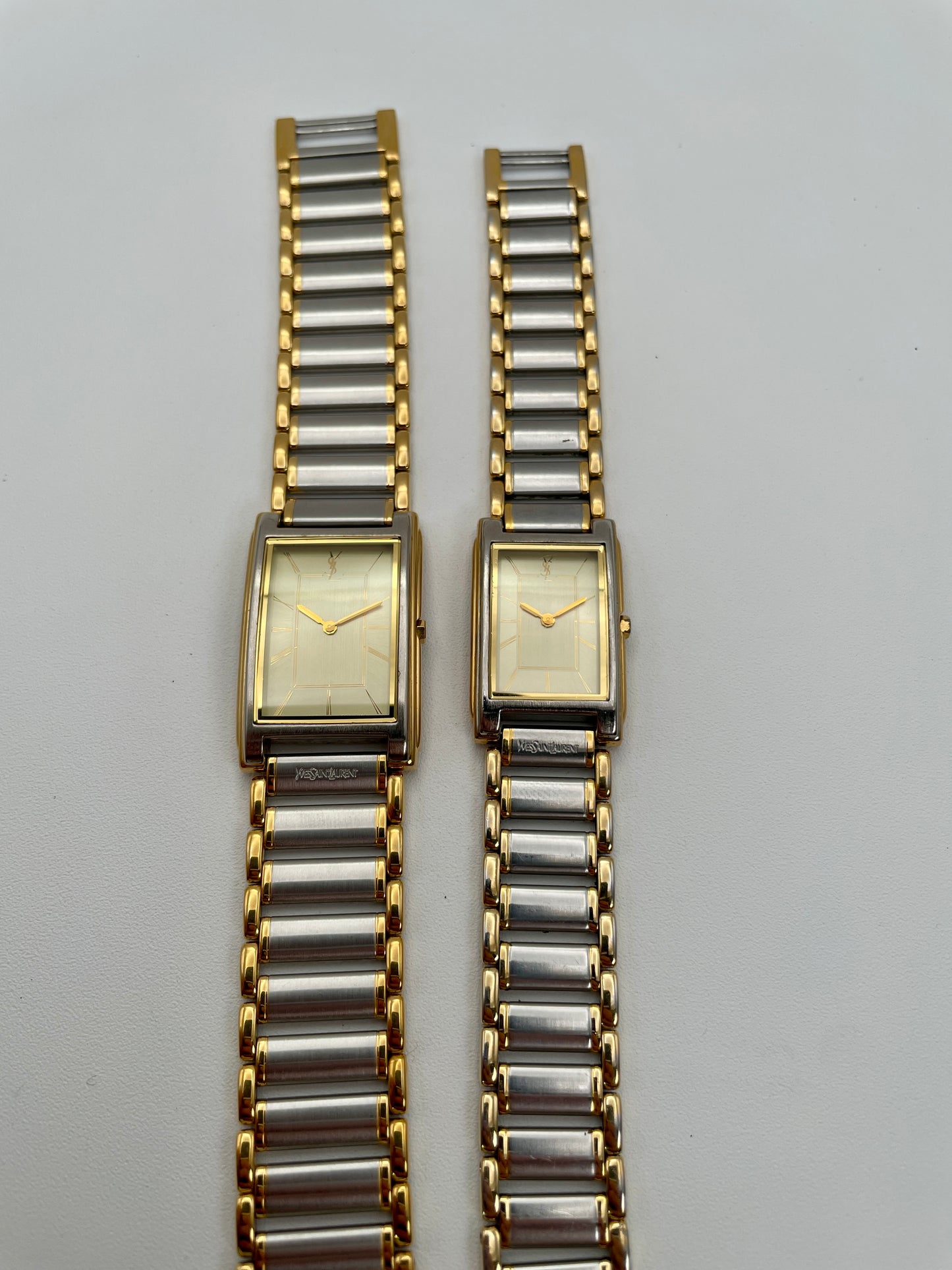 Yves Saint Laurent Square Couple Watch