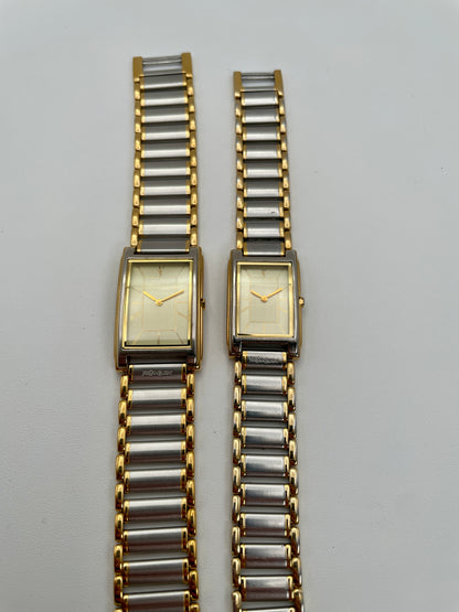 Yves Saint Laurent Square Couple Watch
