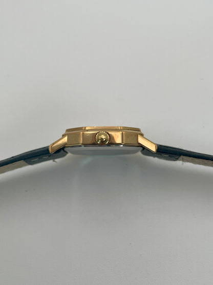 Longines Octagon Tapestry Dial Vintage Women's Watch in Gold