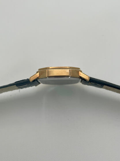 Longines Octagon Tapestry Dial Vintage Women's Watch in Gold