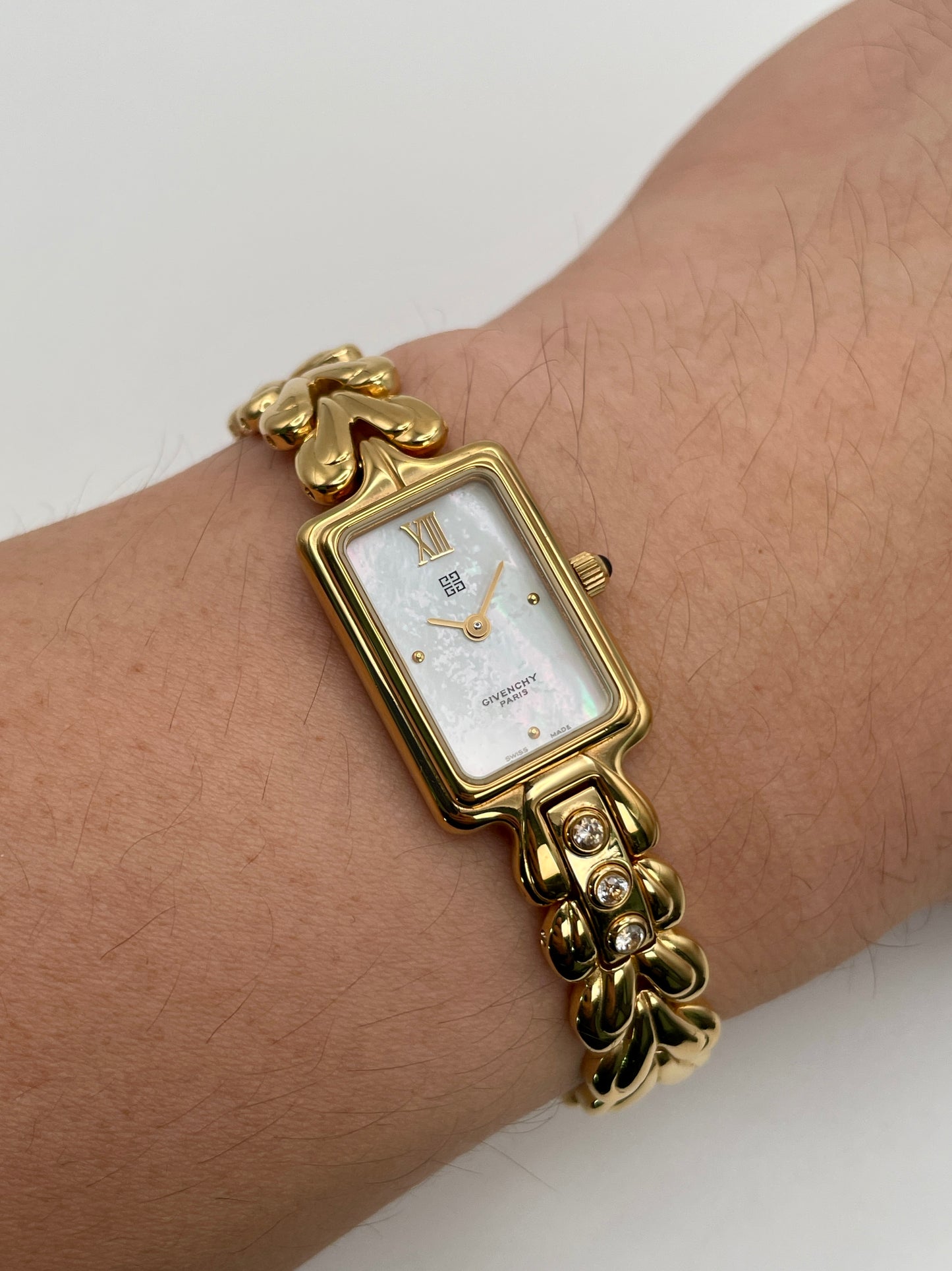 Givenchy Bambou MOP Vintage Women's Watch in Gold