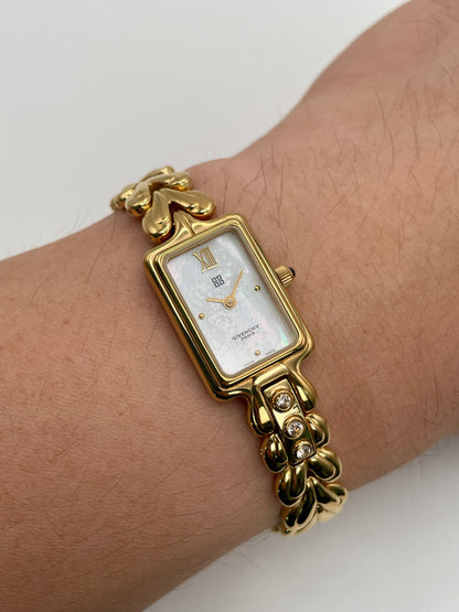Givenchy Bambou MOP Vintage Women's Watch in Gold