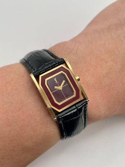 Yves Saint Laurent Tank Spyder Vintage Women's Watch in Gold