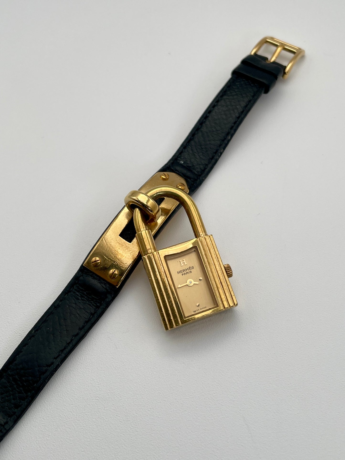 Hermes Kelly Watch Vintage Ladies Watch in Gold