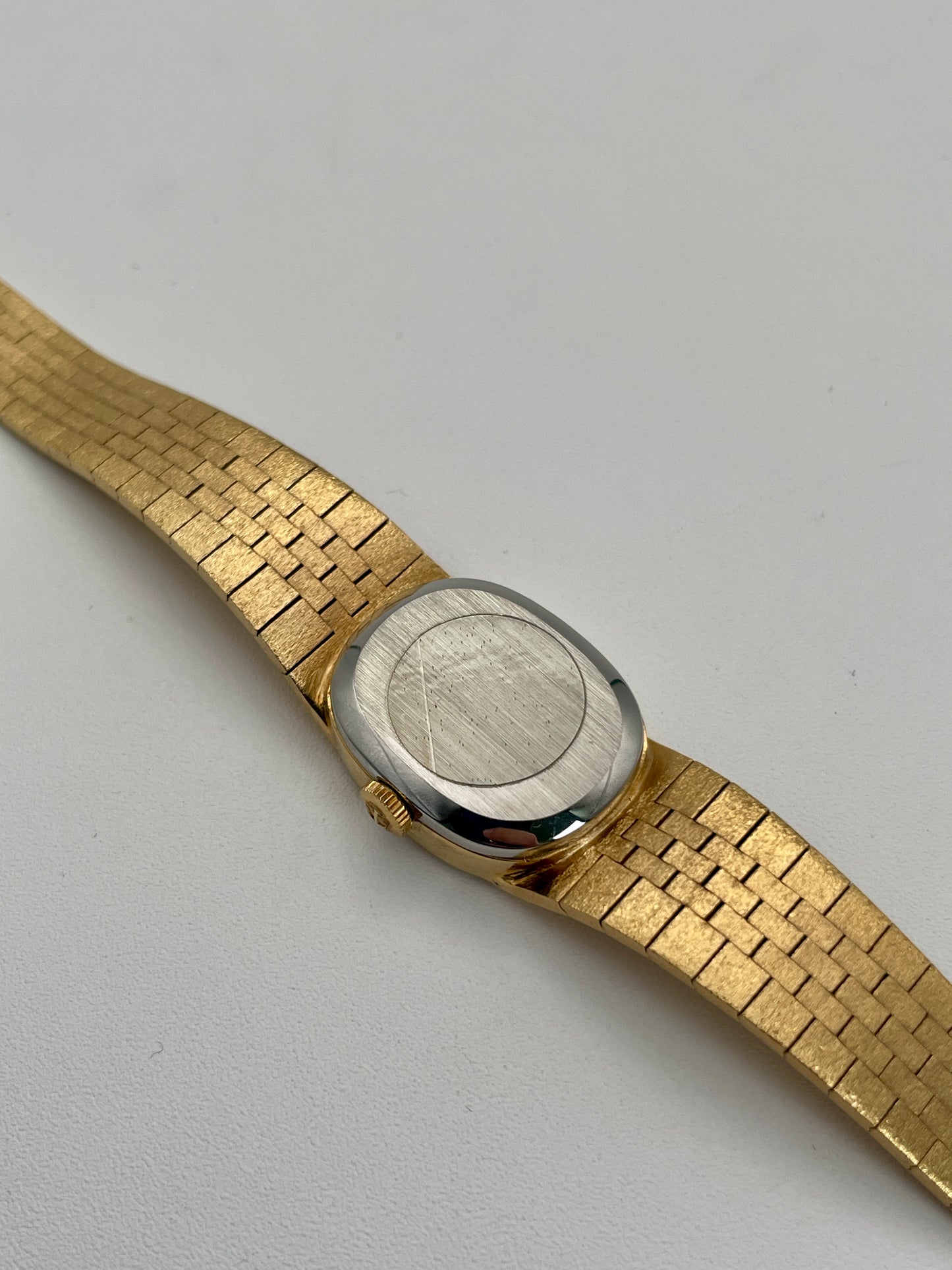 Tissot Stylist Bark-Finish Vintage Watch in 14k Gold