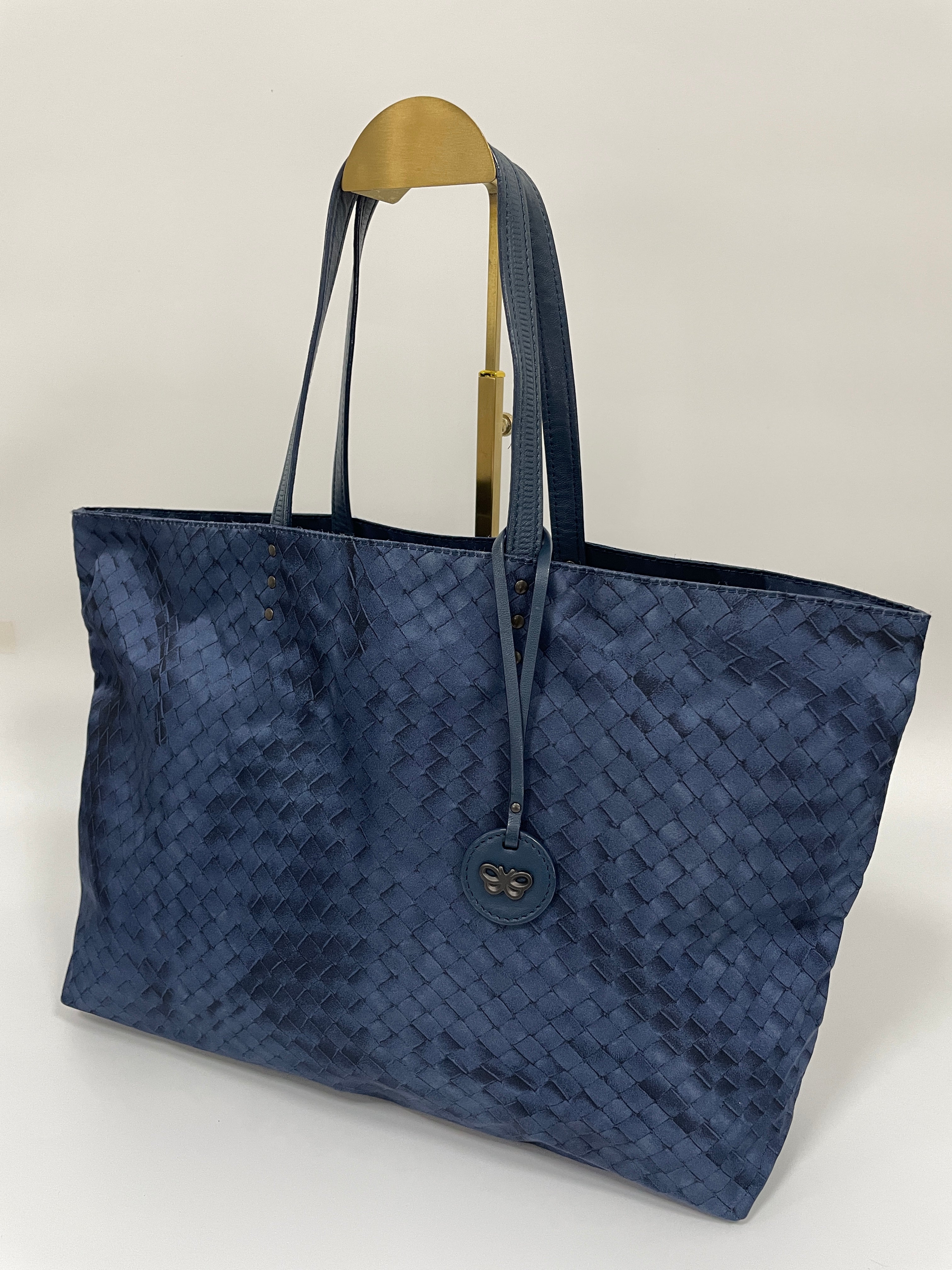 Bottega Veneta Intrecciolusion Mirage Butterfly Tote Bag in Blue – Eleven13  Studios