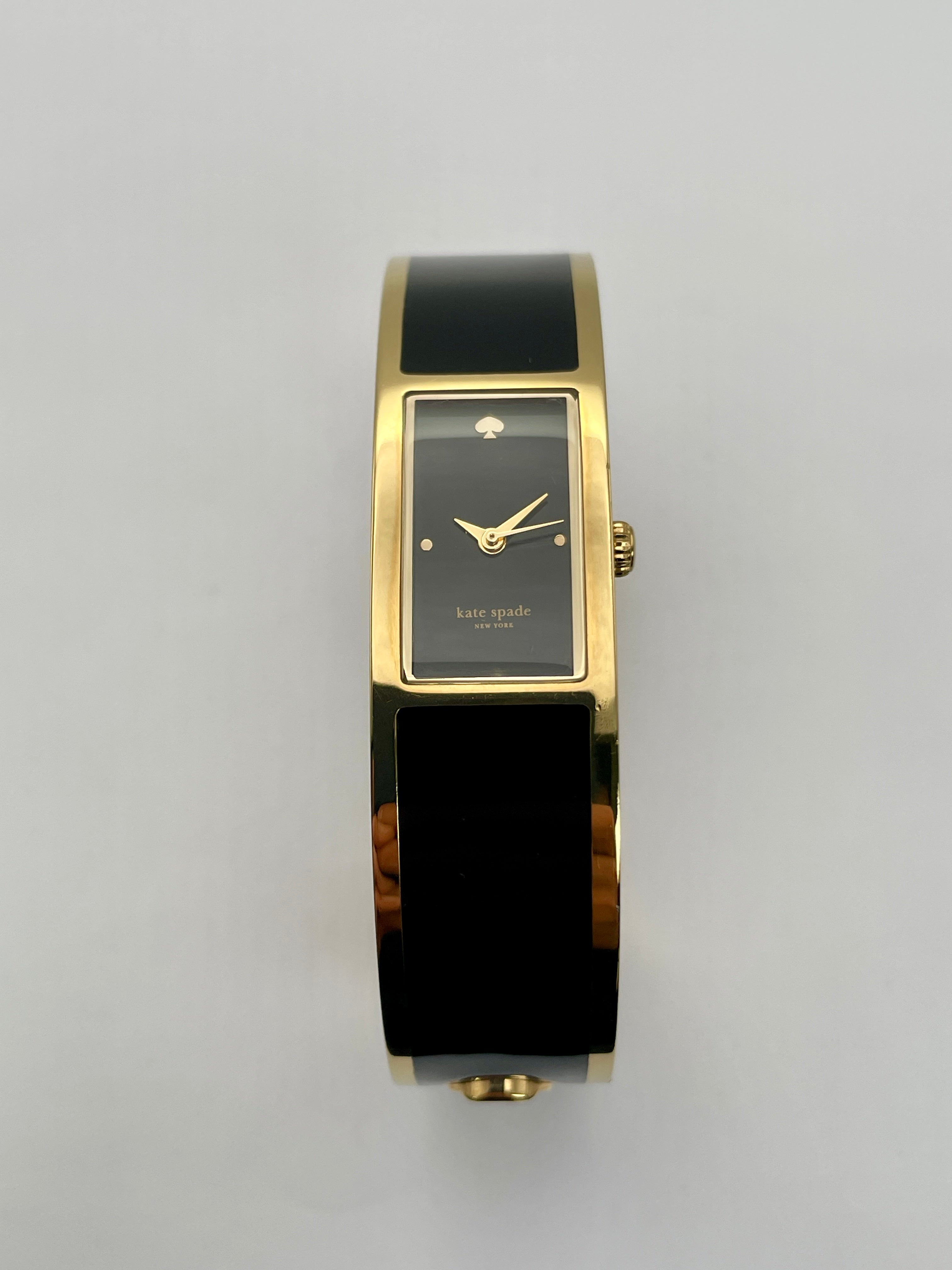 Kate spade black and gold watch best sale