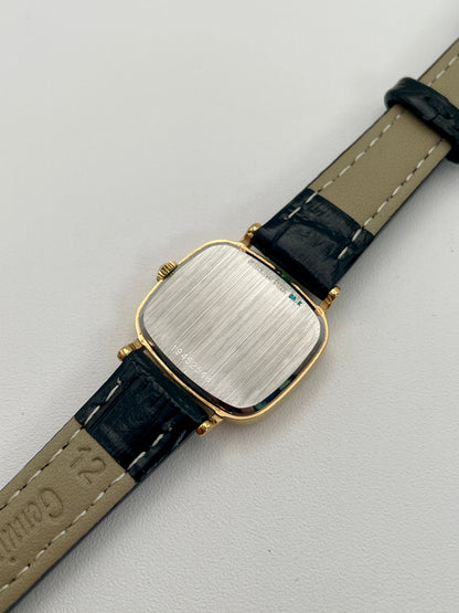 Caseback view of Longines vintage women's watch 6068.2 showing stainless steel back and reference number
