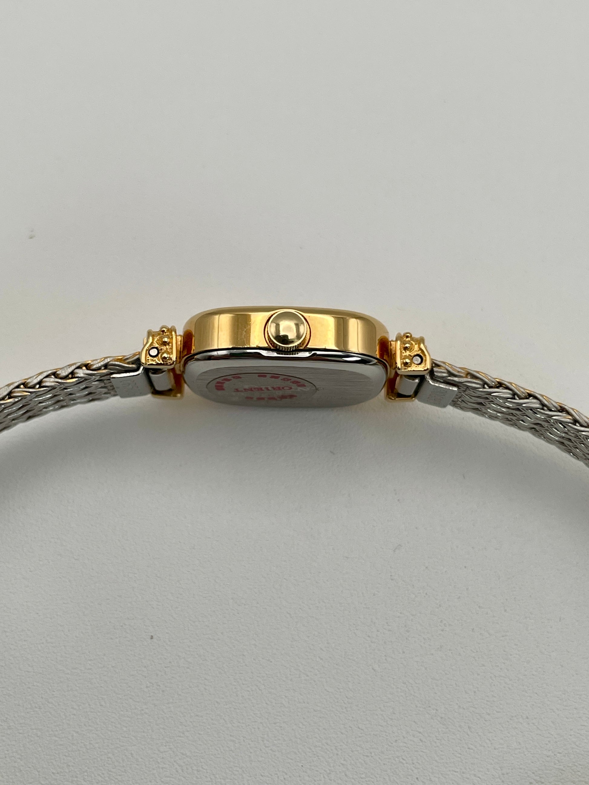 Side view of Orient Vintage Women's Watch highlighting the crown and case design.