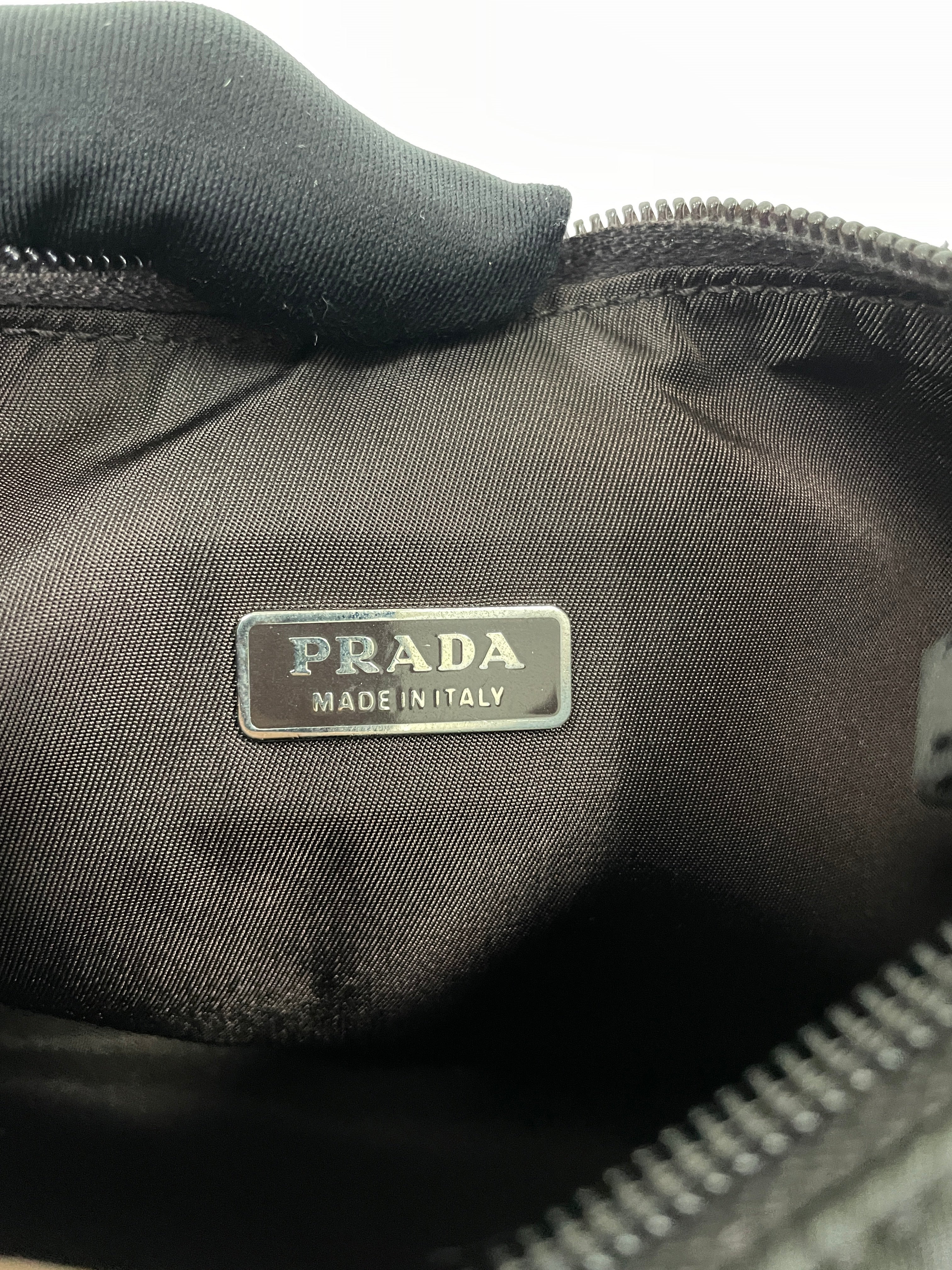 Prada Tessuto Sport Hobo Bag in Dark Brown Nylon Eleven13 Studios