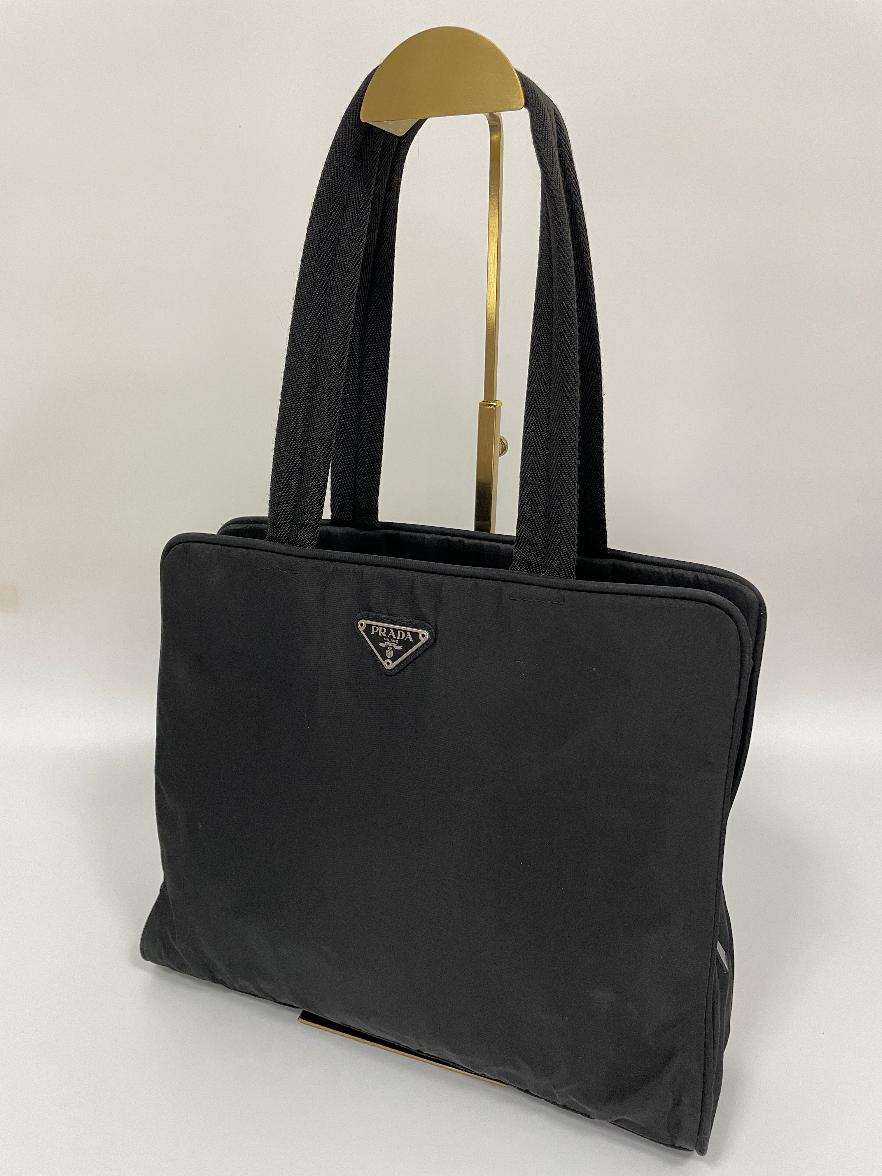 Prada Tessuto Tote Bag in Black Nylon Eleven13 Studios